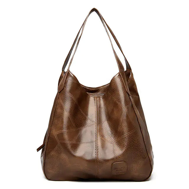 Vintage PU Leather Handbag For Women